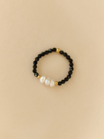 Prstienok Onyx Pearl