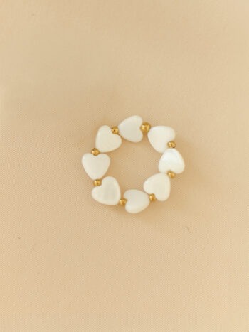 Prstienok Pearl Heart